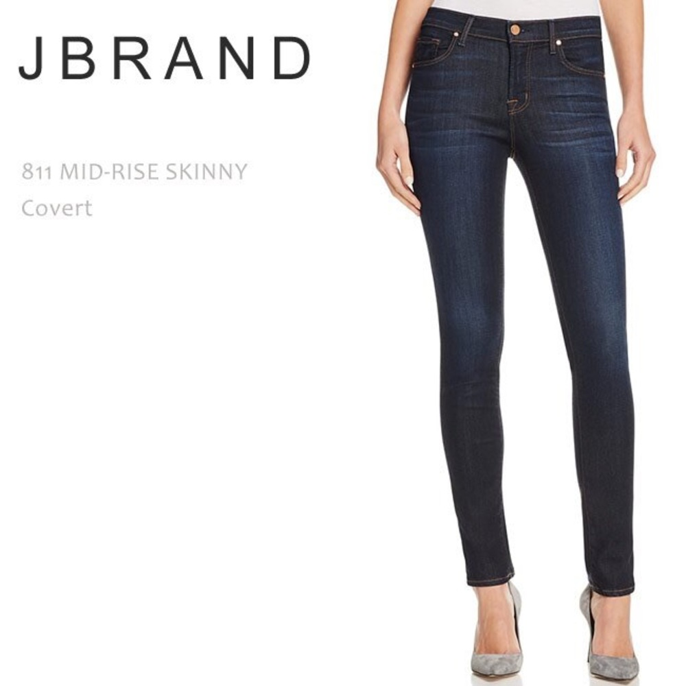 J Brand Dark Wash Skinny Jeans